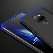 Заредете изображение във визуализатора на галерията – GKK 360 Protection Case Front and Back Case Full Body Cover Huawei Mate 20 black-blue - TopMag
