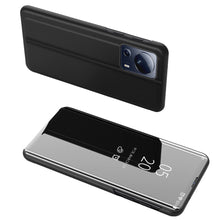 Заредете изображение във визуализатора на галерията – Clear View Case cover for Xiaomi 13 Lite cover with a flap black
