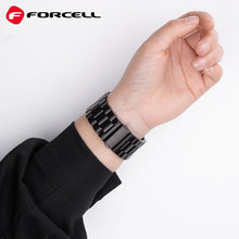 Заредете изображение във визуализатора на галерията – FORCELL F-DESIGN FA10 strap for Apple Watch 38/40/41mm black
