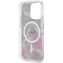 Заредете изображение във визуализатора на галерията – Guess GUHMP14LHCFWSA iPhone 14 Pro 6.1" green/khaki hardcase Flower MagSafe
