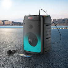Заредете изображение във визуализатора на галерията – Borofone Portable Bluetooth Speaker BP10 Fireworks with microphone black
