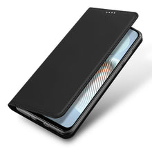Заредете изображение във визуализатора на галерията – Dux Ducis Skin Pro Case For Xiaomi Redmi Note 11E /Redmi 10 5G / Redmi 10 Prime+ 5G / Poco M4 5G Cover Flip Card Wallet Stand Black
