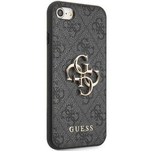 Заредете изображение във визуализатора на галерията – Guess GUHCI84GMGGR iPhone 7/8/SE 2020/ 2022 grey/grey hardcase 4G Big Metal Logo
