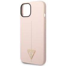 Заредете изображение във визуализатора на галерията – Guess GUHCP14MSLTGP iPhone 14 Plus 6.7" pink/pink hardcase Silicone Triangle
