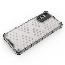 Заредете изображение във визуализатора на галерията – Honeycomb case for Samsung Galaxy A14 armored hybrid cover transparent
