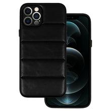 Заредете изображение във визуализатора на галерията – Leather 3D Case for Iphone 12 Pro design 2 black
