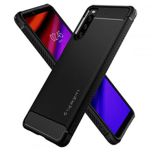 Заредете изображение във визуализатора на галерията – Spigen rugged armor for sony xperia 10 iv matte black - TopMag
