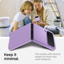 Заредете изображение във визуализатора на галерията – Futerał spigen airskin do samsung z flip 4 rose purple - TopMag
