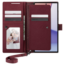 Заредете изображение във визуализатора на галерията – Spigen WALLET "S" PLUS GALAXY S23 ULTRA BURGUNDY
