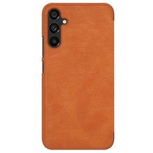 Заредете изображение във визуализатора на галерията – Nillkin Qin Leather Flip Wallet Case for Samsung Galaxy A34 5G | Brown
