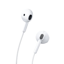 Заредете изображение във визуализатора на галерията – Joyroom Wired Series JR-EW05 wired headphones - white
