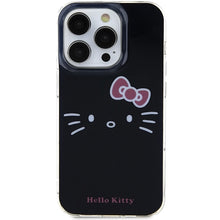 Заредете изображение във визуализатора на галерията – Original Case HELLO KITTY hardcase IML Kitty Face HKHCP13LHKHLK for Iphone 13 Pro black
