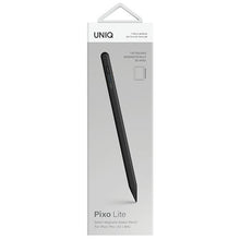 Заредете изображение във визуализатора на галерията – Uniq Pixo Lite case with magnetic stylus for iPad black/graphite black
