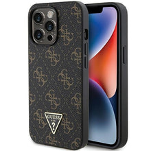 Заредете изображение във визуализатора на галерията – Original Case GUESS hardcase 4G Triangle Metal Logo GUHCP13LPG4GPK for Iphone 13 Pro black
