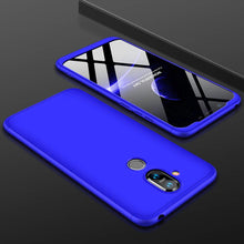 Заредете изображение във визуализатора на галерията – GKK 360 Protection Case Front and Back Case Full Body Cover Nokia 8.1 / Nokia X7 blue - TopMag
