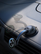 Заредете изображение във визуализатора на галерията – Joyroom magnetic car phone holder for cockpit, dashboard black (JR-ZS366)

