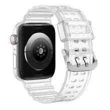 Заредете изображение във визуализатора на галерията – Strap Triple Protection strap for Apple Watch Ultra, SE, 8, 7, 6, 5, 4, 3, 2, 1 (49, 45, 44, 42 mm) bracelet bracelet transparent
