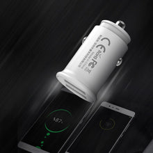 Заредете изображение във визуализатора на галерията – Remax Roki Series Car Charger RCC219 Mini Universal Car Charger 2x USB 2.4A black - TopMag
