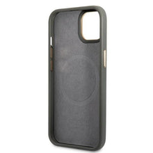 Заредете изображение във визуализатора на галерията – Guess GUHMP13MSAPSTG iPhone 13 6.1" grey/grey hardcase Peony Logo Plate MagSafe
