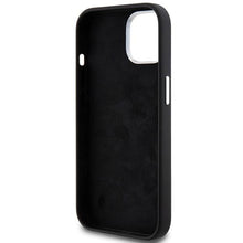 Заредете изображение във визуализатора на галерията – BMW Signature Liquid Silicone MagSafe case for iPhone 15 - black
