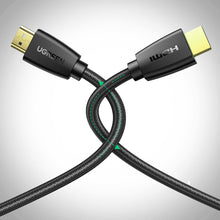 Заредете изображение във визуализатора на галерията – Ugreen HDMI 2.0 4K UHD cable 1m black (HD118)
