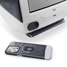 Заредете изображение във визуализатора на галерията – SPIGEN Classic C1 Mag compatible with MagSafe for IPHONE 15 PRO MAX graphite
