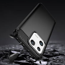 Заредете изображение във визуализатора на галерията – Carbon Case case for Xiaomi 13 flexible silicone carbon cover black
