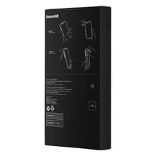 Заредете изображение във визуализатора на галерията – Armored case for iPhone 14 Pro Max compatible with MagSafe Baseus Synthetic Fiber tempered glass - black
