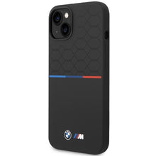 Заредете изображение във визуализатора на галерията – BMW M Silicone Pattern MagSafe Case for iPhone 15/14/13 - Black

