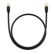 Заредете изображение във визуализатора на галерията – Baseus fast round RJ45 40Gbps Cat network cable. 8 0.5m black
