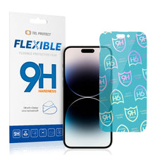 Заредете изображение във визуализатора на галерията – Tel Protect Best Flexible Hybrid Tempered Glass for IPHONE 14 PRO MAX
