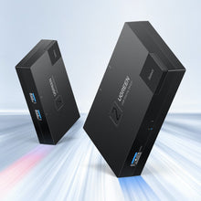 Заредете изображение във визуализатора на галерията – Switch USB 3.0 bidirectional switch Ugreen CM618 - black
