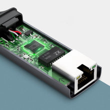 Заредете изображение във визуализатора на галерията – Ugreen external network adapter RJ45 - USB Type C (1000 Mbps / 1 Gbps) Gigabit Ethernet gray (CM199)
