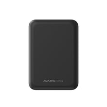 Заредете изображение във визуализатора на галерията – Amazing Thing Power bank Thunder Pro 5000mAh TPM5KBK - Type C - magnetic with induction charger black
