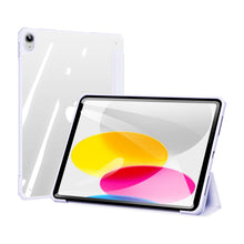 Заредете изображение във визуализатора на галерията – Dux Ducis Copa case for iPad 10.9'' 2022 (10 gen.) smart cover stand purple
