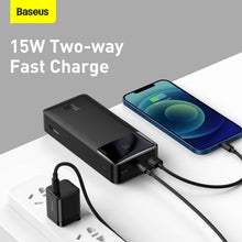 Заредете изображение във визуализатора на галерията – Power bank baseus bipow - 30 000mah lcd quick charge pd15w black ppdml-k01 - TopMag
