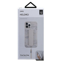 Заредете изображение във визуализатора на галерията – UNIQ etui Heldro iPhone 12/12 Pro 6,1" beżowy moro/ivory camo Antimicrobial
