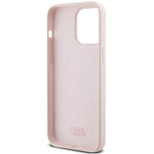 Заредете изображение във визуализатора на галерията – Karl Lagerfeld Silicone Karl Script case for iPhone 15 Pro Max - pink
