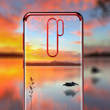 Заредете изображение във визуализатора на галерията – Clear Color Case Gel TPU Electroplating frame Cover for Xiaomi Redmi 9 red

