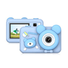Заредете изображение във визуализатора на галерията – Digital camera for children D32 Mouse with tripod blue
