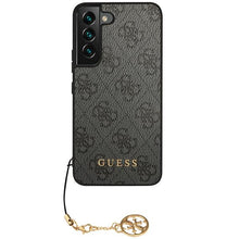 Заредете изображение във визуализатора на галерията – Guess GUHCS23MGF4GGR S23+ S916 grey/grey hardcase 4G Charms Collection
