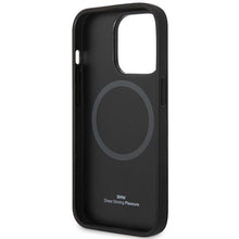 Заредете изображение във визуализатора на галерията – Case BMW BMHMP14X22RPSR iPhone 14 Pro Max 6.7" Burgundy/burgundy Leather Seats Pattern MagSafe
