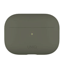 Заредете изображение във визуализатора на галерията – Uniq case Lino AirPods Pro Silicone grey/grey moss
