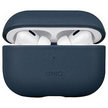 Заредете изображение във визуализатора на галерията – Uniq case Terra AirPods Pro 2 gen. Genuine Leather blue/space blue
