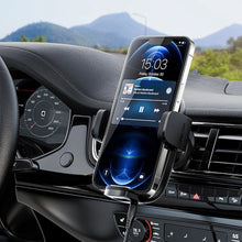 Заредете изображение във визуализатора на галерията – Acefast car holder with wireless charging for dashboard, windshield or air vent 15w d10 black
