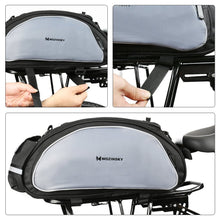 Заредете изображение във визуализатора на галерията – Wozinsky bike carrier bag with shoulder strap 13l black (WBB1BK) - TopMag
