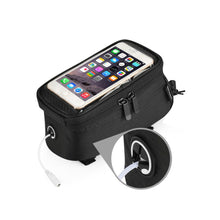 Заредете изображение във визуализатора на галерията – Wozinsky phone bag for bike frame on the frame phone cover for 6.5 inch 1.5L black (WBB2BK) - TopMag
