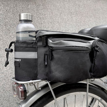 Заредете изображение във визуализатора на галерията – Wozinsky bike carrier bag with shoulder strap 6l black (WBB3BK) - TopMag

