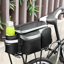 Заредете изображение във визуализатора на галерията – Wozinsky bike carrier bag with shoulder strap 6l black (WBB3BK) - TopMag
