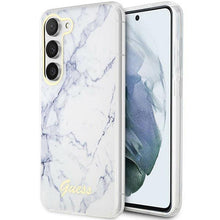 Заредете изображение във визуализатора на галерията – Guess GUHCS23MPCUMAH S23+ S916 white/white hardcase Marble
